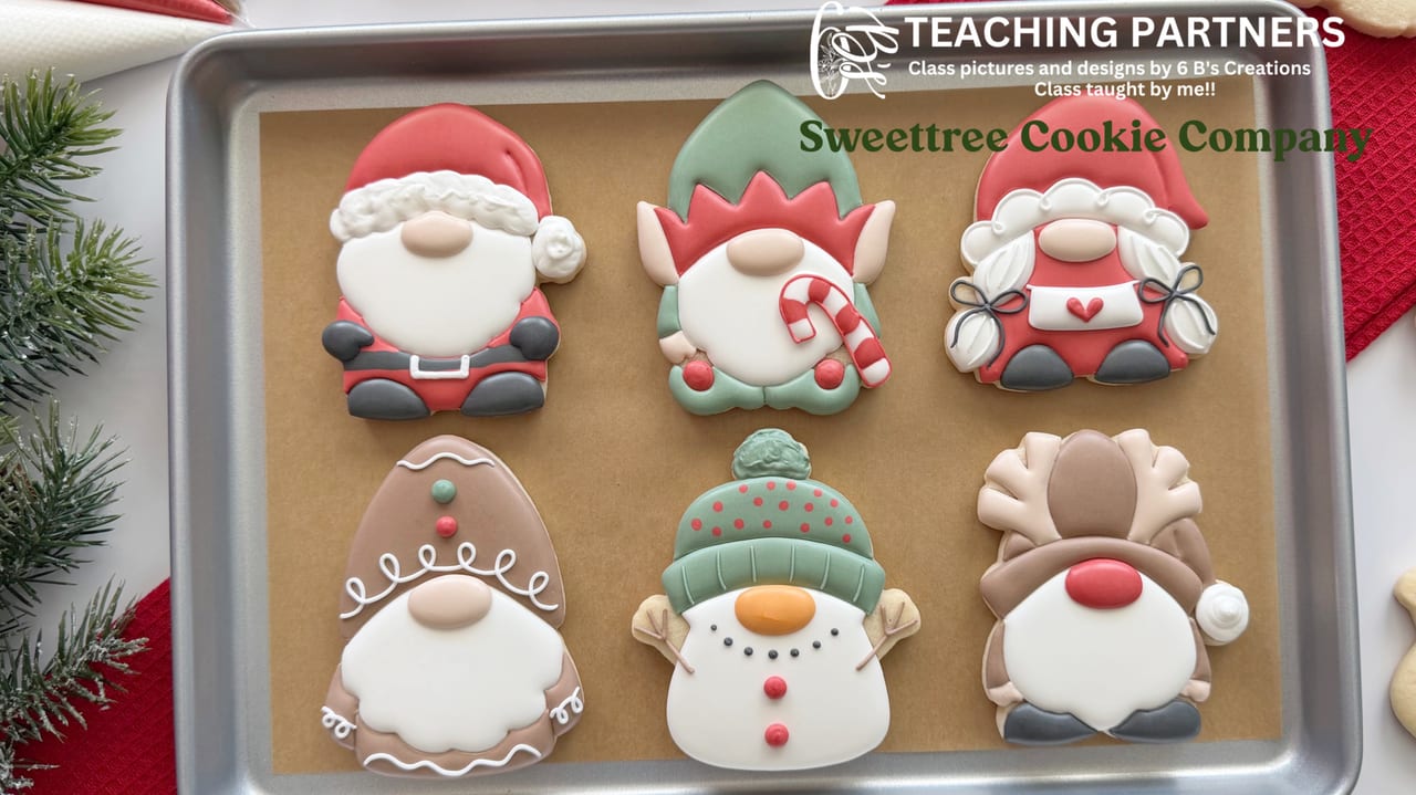 Christmas gnomes Cookie Decorating Classes
